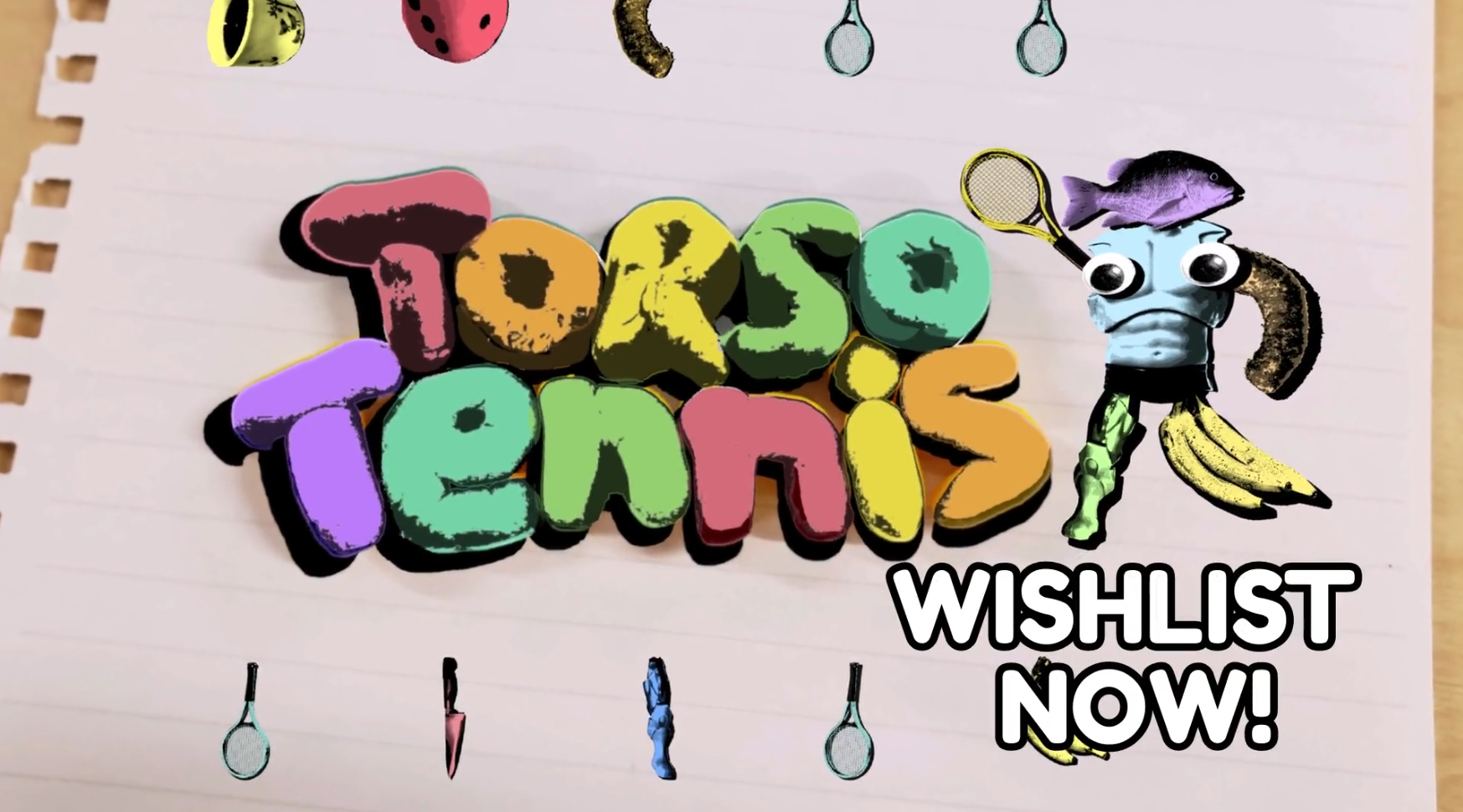 🍅New Game: TORSO TENNIS. Coming soon!